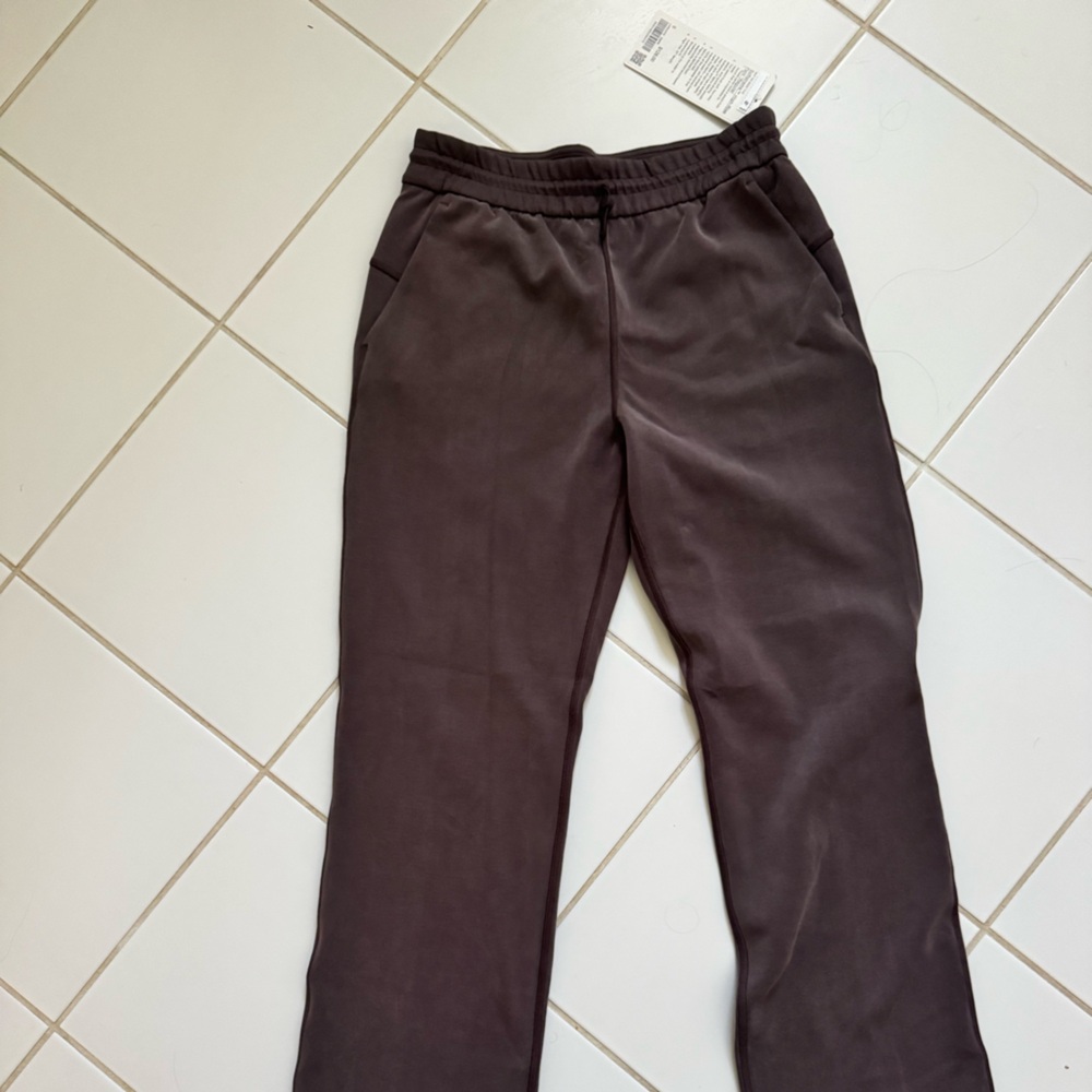 lululemon athletica Dark Brown Straight Leg Pants softstreme high rise